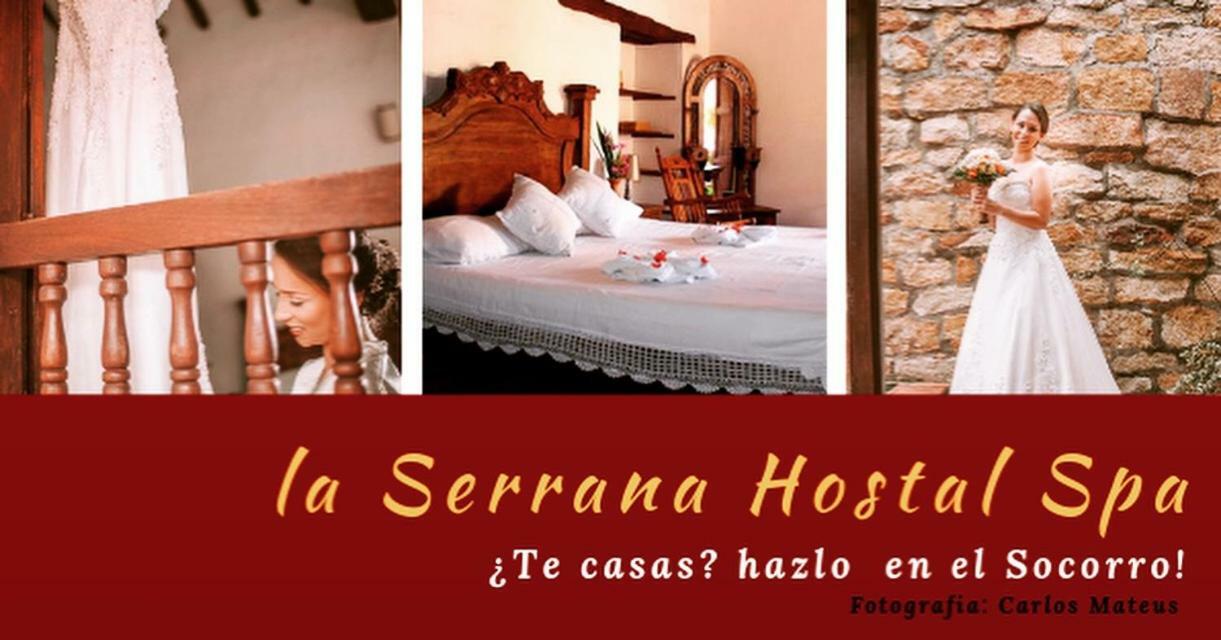 La Serrana Hostal Spa Socorro Ngoại thất bức ảnh